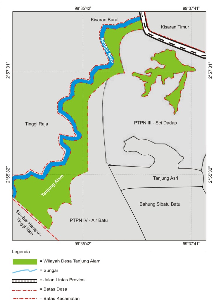 Peta Resmi Desa Tanjung Alam